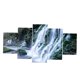 thumbnail image 5 of Moderno 5 piezas de PVC, pintura de arte, impresión digital, murales, paisaje, paisaje Cascada Verde Musgo SM SunniMix Cinco pintura decorativa, 5 of 8