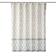 SKL Home Dancing Lattice Fabric Shower Curtain
