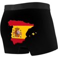 thumbnail image 2 of SEVEBJ Spain Flag Map Men'S Underwear Breathable Stretch Boxer Briefs, 2 of 4