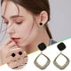thumbnail image 1 of HomeKingdee Women's Fashion Geometric Rhombus Diamond Earrings - Alloy Gold Color​ Color Stud Earrings for Daily Wear and Gift Giving, 1 of 5