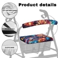 thumbnail image 5 of HELLHERO Dreamlike Starry Sky Seat & Backrest Cover Set Easy Fit Rollator Seat Cover & Breathable for Unisex with Lightweight Removable and Washable, 5 of 7