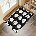 thumbnail image 4 of Horror Pumpkin Ghost Doormat,Durable Absorbent Happy Halloween Indoor Outdoor 17x30 Inch Door Mats for Kitchen Nursery Floor Entryway Rug, 4 of 6