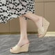 thumbnail image 2 of Amzcrzy Zapatos de mujer,Zapatos de mujer,Zapatillas de mujer, Sandalias de cuña para mujer, sandalias de plataforma con punta abierta de moda Sandalias Mujer Zapatillas De Casa, 2 of 5