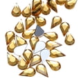 thumbnail image 4 of 50PCS Gemas de lágrima de acrílico plano de 6x10mm, strass artificiales, manualidades de bricolaje, fabricación de joyas, marrón claro, 4 of 7
