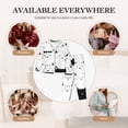 thumbnail image 7 of Yiaed Doodle Cute Cat Print Pajamas Women's Long Sleeve Sleepwear Soft Button Down Loungewear Pjs Lounge Set Nightwear Womens Pajama Pants-X-Large, 7 of 7