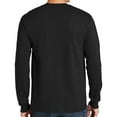 thumbnail image 2 of Hunting with dog Graphic Design Men's Big Size Ultra Cotton Long Sleeve T-Shirt - Black 4XL, 2 of 2