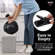 Twintech Jaws Reusable Rat Traps - City, Subway & Hotel Monster Rat Trap for Extra Large Rodents - Durable, Sanitary, Touch-Free Rodent Control Solution - 8.3 x 8.3 x 8.3 - 2 Pack
