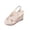 Beige, variant on Wedge Sandals for Women High Heel Platform Criss Cross Strappy Ankle Buckle Open Toe Dressy Party Evening Fashion Summer Vacation Footwear