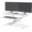 White, variant on VIVO Black Height Adjustable 32" Standing Desk Monitor Riser, Sit Stand Tabletop