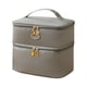 thumbnail image 1 of Bolsa de almuerzo aislada impermeable de doble capa | Gran capacidad 18x18x15cm | Aislamiento térmico, compartimentos con cremallera doble, correa ajustable | Caja Bento, Comida, Botella, Picnic, 1 of 6