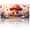 Mushroom House in a Flower, variant on 1 Pcs 2D Flat License Plate Covers & Frames, Nighttime Garden For Decorative Front, Waterproof For Decoration Aluminum License Plate Covers & Frames Cover For Men Women, 12" X 6"