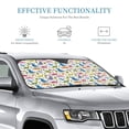 thumbnail image 2 of Bingfone Cute Dinosaur Car Windshield Sunshade,Sun Foldable Sun Shield Sun Visor for Car - Medium, 2 of 8