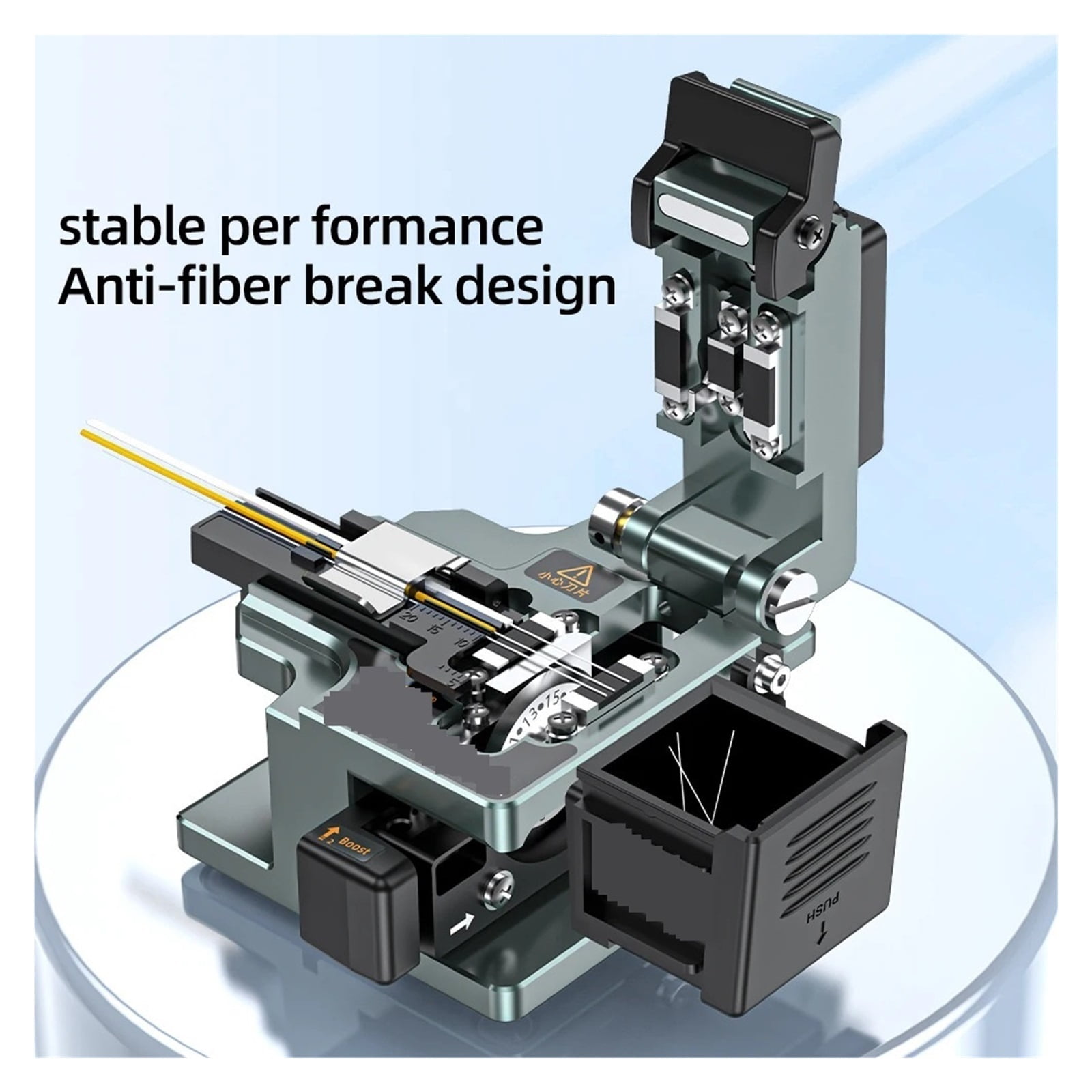 Optical Fiber Cutter High Precision Fiber Cleaver With Scrap Box Fiber Optic Cleaver Cutting ,High Precision Cleaves