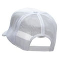 thumbnail image 3 of Japanese Chin Dog Patched Foam Front Golf Style Mesh Back Cap - White OSFM, 3 of 5