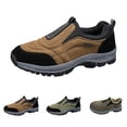 thumbnail image 2 of XIMIN Walking Shoes for Men Slip-On Loafer Trekking Shoes Work Sneakers Waterproof Sneakers Hiking Sneakers Work Shoes Slip-On Outdoor Sneakers (11.5, Black), 2 of 4