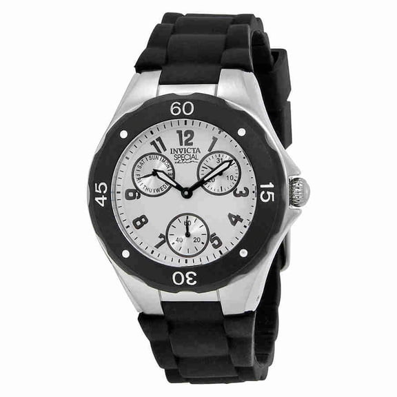 Women's 18787 Angel Analog Display Japanese Quartz Black Watch