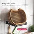 thumbnail image 3 of Toallero De Baño Montado En La Pared De Estilo Clásico Baño Telescópico Plegable Estante De Pared Para El Hogar Almacenamiento Multifunción Soporte Para Lavabo Toallero Con Ganchos De Fila Speravity HA018072-00, 3 of 7