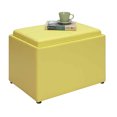 thumbnail image 4 of Convenience Concepts R8-160 Designs4Comfort Accent Storage Space Ottoman, Yellow, 4 of 5
