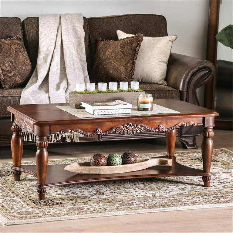Cherry wood coffee table sets discount