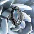 thumbnail image 3 of HETICA Labradorite Ring Blue Vintage Bohemian Ring Handmade Fashion Women's Statement Ring, 3 of 6