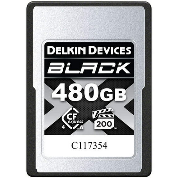Delkin Devices BLACK CFexpress Type A 4.0 Memory Card - 480GB