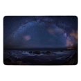 thumbnail image 1 of GOHAO SpaceMassive Milky Way Over Sea Appears to Be a Dark Matter Halo Spread Out in Solar CenterBlue 3 Piece Bathroom Rugs Set Bath Rug Contour Mat and Toilet Lid Cover, 1 of 2