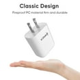 thumbnail image 6 of 18W Quick Charge 3.0 Fast Charging USB Home Travel Wall Charger for Samsung Galaxy A13, A03s, A02s - White, 6 of 6