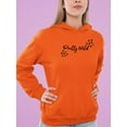 thumbnail image 2 of Pretty Wild Honey Leopard Heart Hoodie Women -Image by Shutterstock, Female x-Large, 2 of 4