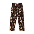 thumbnail image 2 of Vsdgher Labrador Retriever Dog Print Mens Pajama Pants Sleep & Lounge Pants, PJ Bottoms With elastic waistb and Pockets, 2 of 5