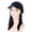 Dark Blue, variant on Women Casual Long Tails Summer Sun Hat Head Hair Wrap Turban Stretch Elastic Cap