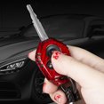 thumbnail image 3 of for Subaru WRX STI 2015 - 2021 Red Inner Keychain Shell Real Carbon Fiber -, 3 of 4