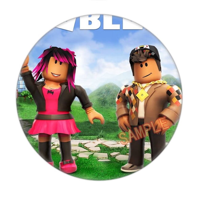 Insignia bidimensional periférica de animación del juego ROBLOX, broche de colección, decoración de ropa, amigos, el mejor regalo de cumpleaños, nuevo