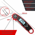 thumbnail image 2 of Meat Thermometer Digital with ±0.8℉ Precision, 2-3 Sec Instant Read, Waterproof Bright LCD Screen, Motion Sensing Food Thermometer for Cooking Kitchen Oven Grill Candy BBQ, Magnetic Storage, 2 of 5