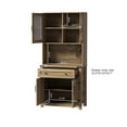 Pouseayar Farmhouse Kitchen Hutch Storage Cabinet, Kitchen Hutch with ...