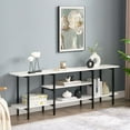 thumbnail image 2 of Manhattan Comfort Celine Side Table Console from Engineered Wood in White, 2 of 9