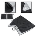 thumbnail image 4 of Shisuyan Winter Car Snow Cover Black Silver Coating Cloth 1 Set 75X42In, 4 of 9