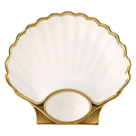 

1Pc Simple Dumpling Plate Practical Dining Plate French Fries Storage Dish