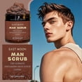 thumbnail image 4 of Men's Deep Cleansing Exfoliating Body Scrub, Roughness Skin Exfoliators Purifying Cleanser, for Smoother Skin, 4 of 5