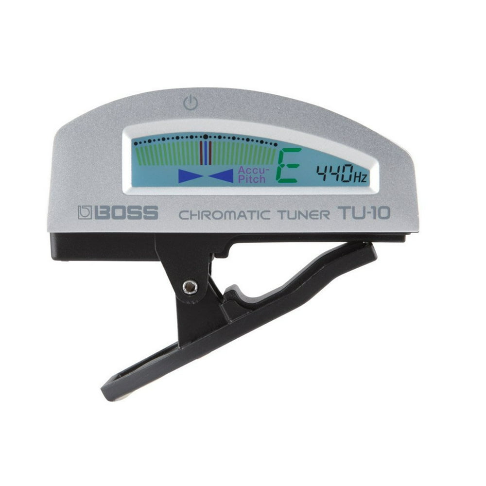 Boss TU10 ClipOn Chromatic Tuner Silver