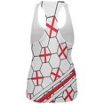 thumbnail image 2 of World Cup England Soccer Ball All Over Womens Work Out Tank Top Multi LG, 2 of 2