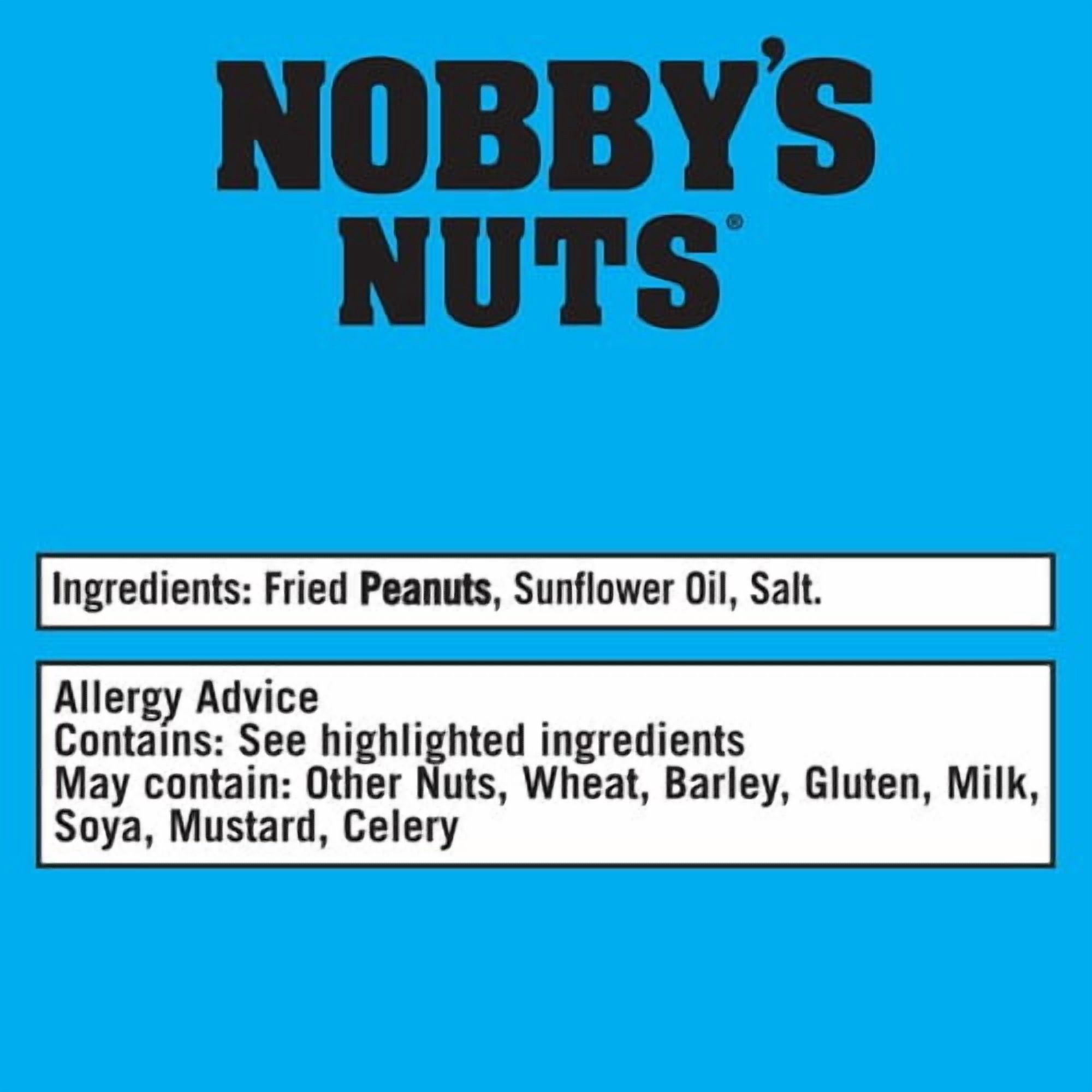 Nobby's Nuts Classic Salted Peanuts 50g, British Import (Pack of 3)