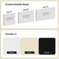 thumbnail image 6 of Achim Tear Down Roller Window Shades, 37 x 72, Cordless, Black Vinyl, Light Filtering, Indoor, 6 of 8