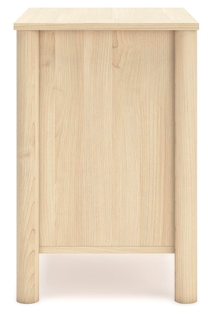 Signature Design by Ashley Cabinella 2 Drawer Nightstand, Tan