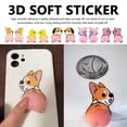 thumbnail image 2 of Anti-Scratch Door Protector, Cute Cartoon Butt Car Sticker, Anti-Scratch Funny Cute Soft Butt Bumper Strip, 2 of 8