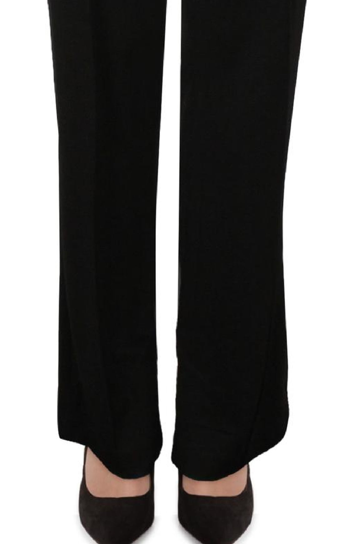 Jones New York Womens Pull On Pintuck Straight Leg Pants 