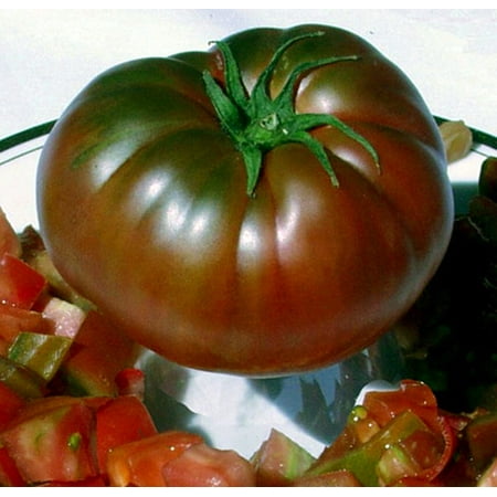 Organic Black Krim Tomato Plant - Delicate Skin/Full Flavor - 4.5