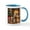 White/Blue Inside, variant on CafePress - Adorable Yorkshire Terrier Yorke Christmas Mugs - 11 oz Ceramic Mug - Novelty Coffee Tea Cup