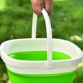 thumbnail image 5 of Household plastic bucket portable folding bucket Outdoor folding bucket Car wash driver bucket portable fishing bucket, 5 of 8