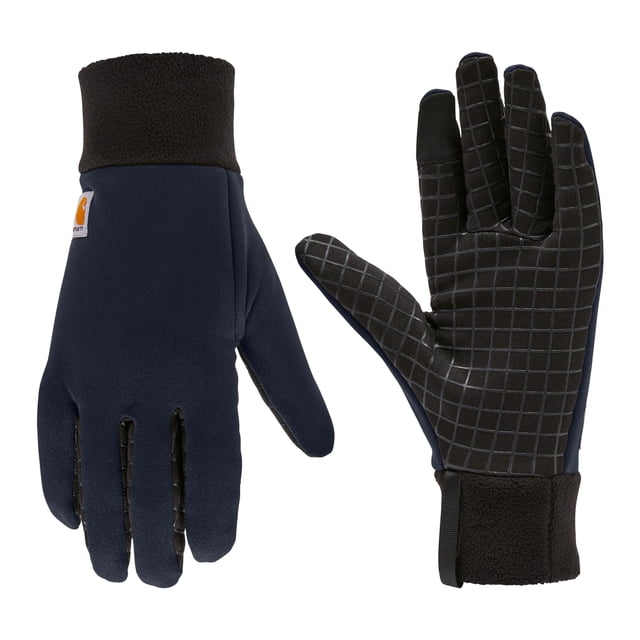 Guantes Carhartt GF0832-M Forro de Polar Elástico Azul Marino Medianos