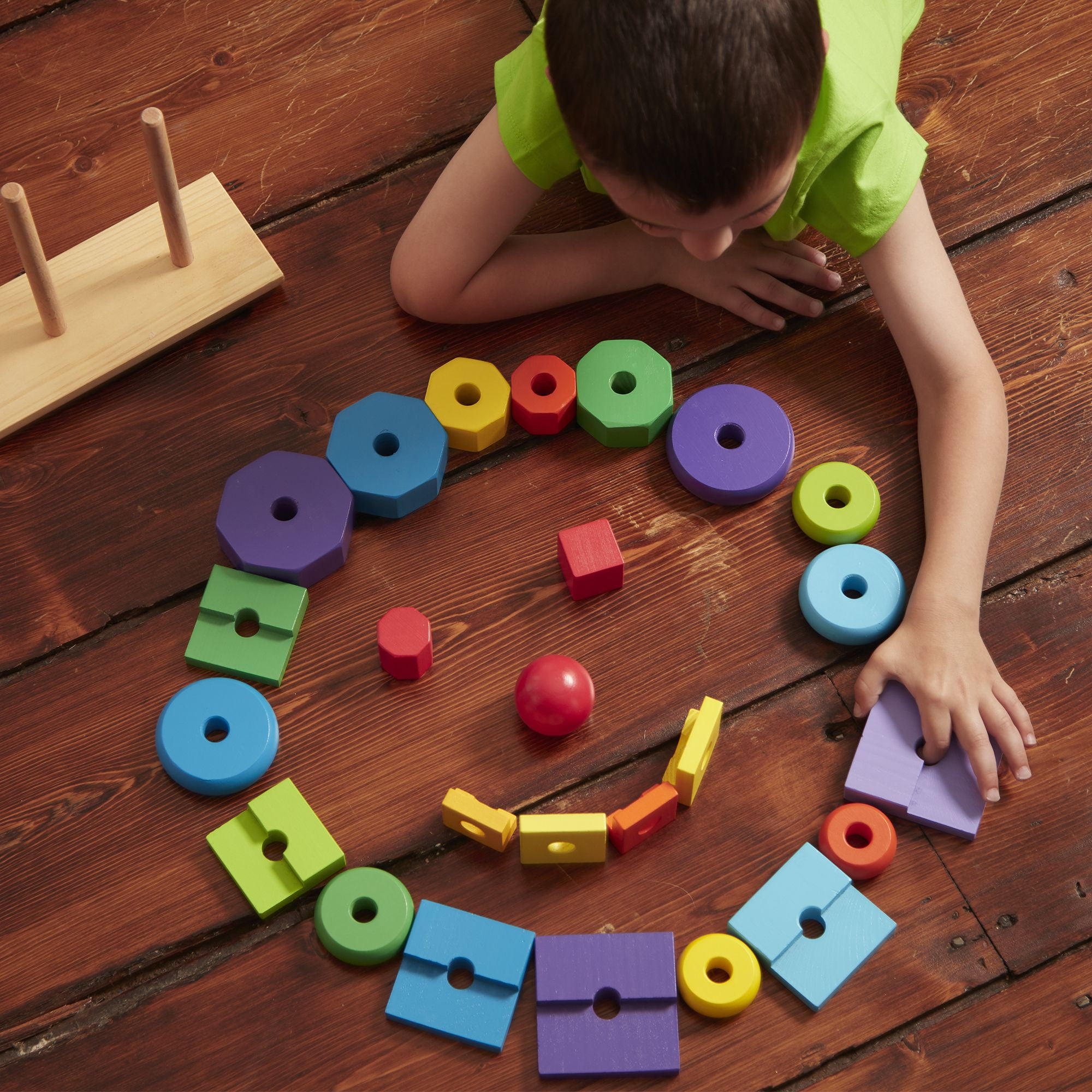 melissa and doug geometric stacker recall